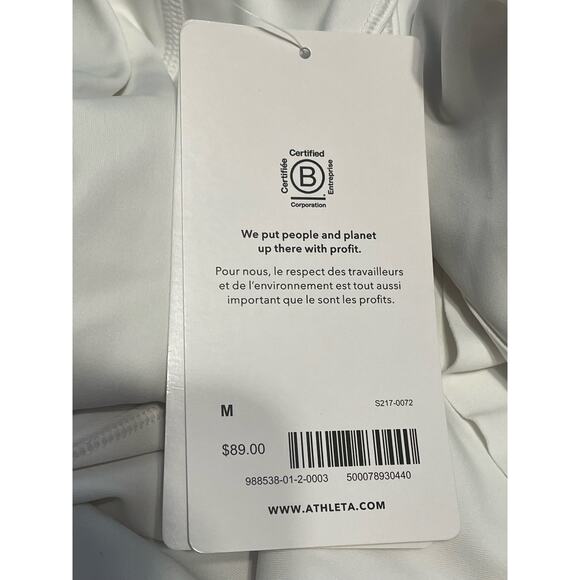 Athleta Ace Tennis Dress Medium Quarter Zip Tenniscore Golf Country Club NWT - Picture 7 of 8